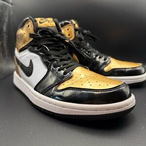 Air Jordan 1 Retro OG NRG High Top Gold Tops men’s size 7